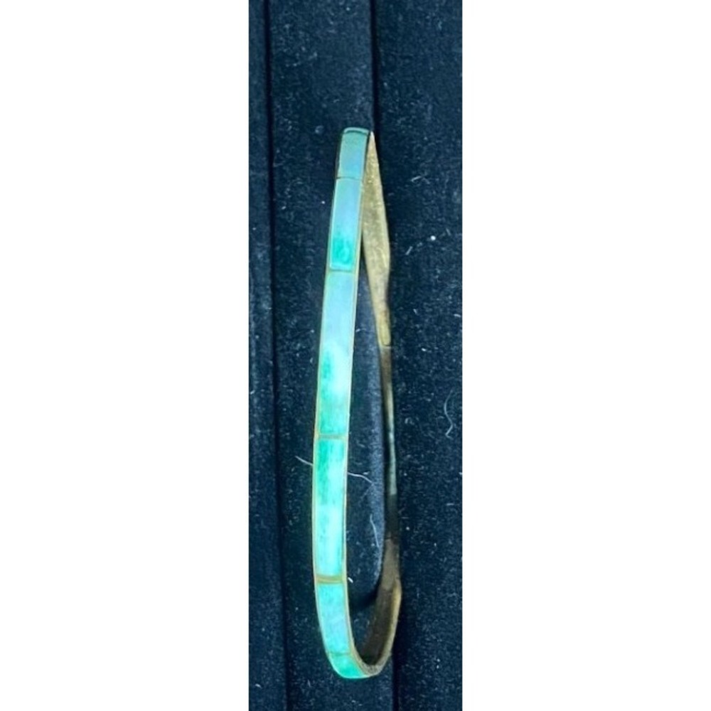 Gold Tone Thin Hoop Bangle Bracelet Minimalist Everyday Jewelry‎